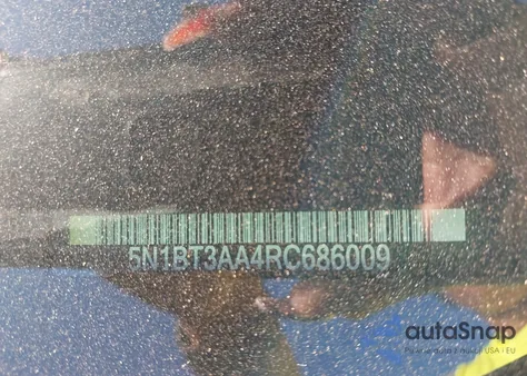 2024 Nissan Rogue S Fwd z USA, uszkodzony, nr VIN 5N1BT3AA4RC686009